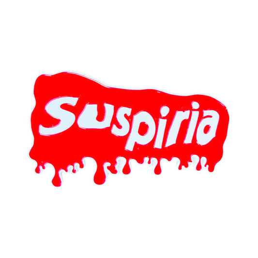 Dario Argento's "Suspiria" Logo Enamel Pin Pin Badges Front