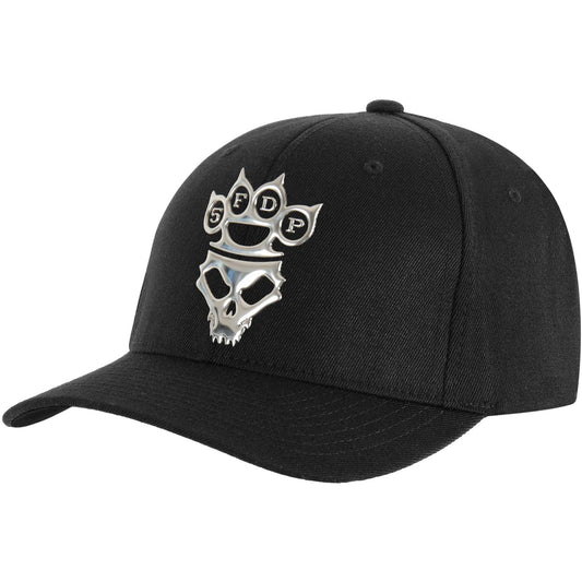 Five Finger Death Punch Sonic Silver Logo Baseball Cap Front