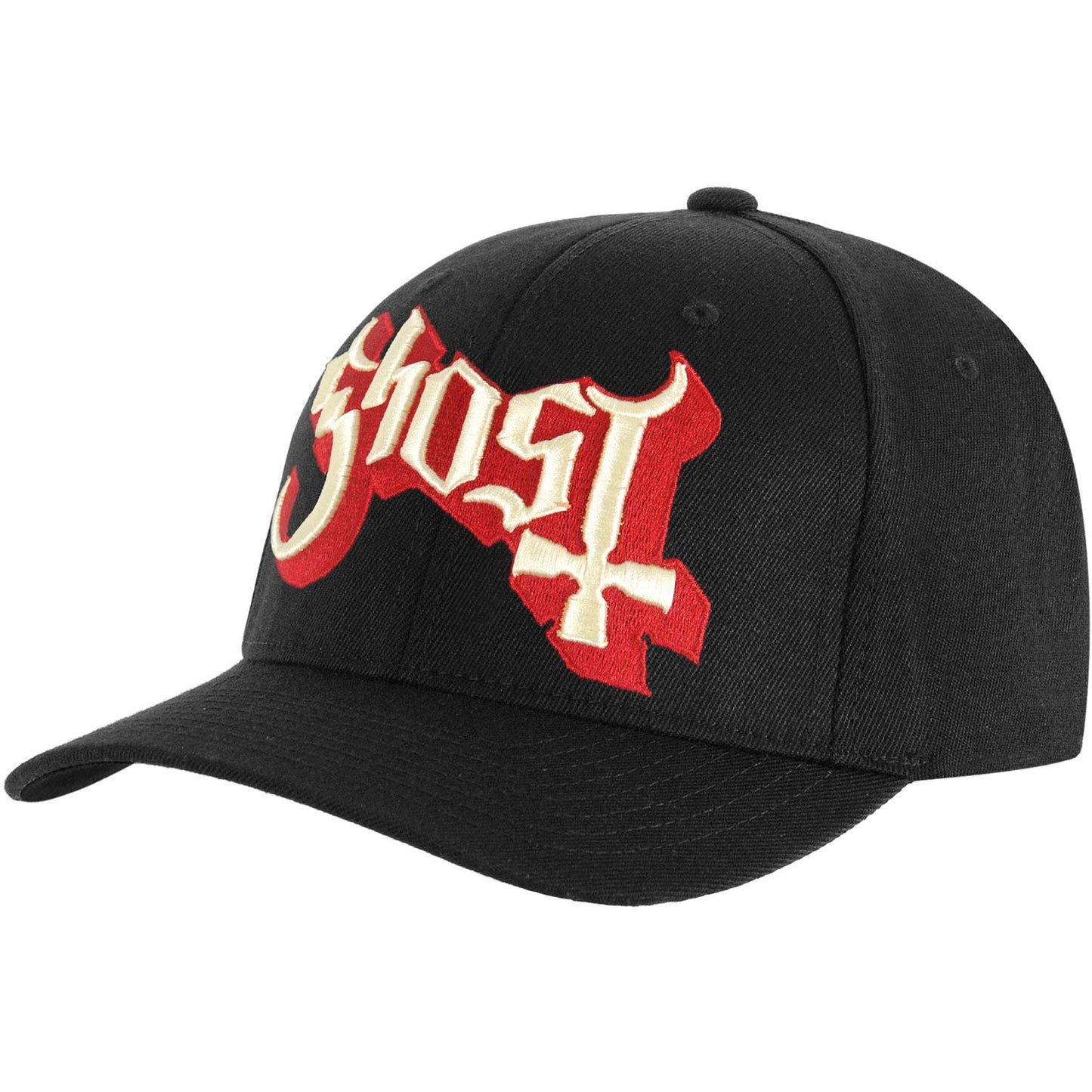 Ghost Logo Baseball Cap Front