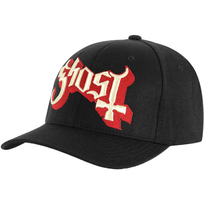 Ghost Logo Baseball Cap Front
