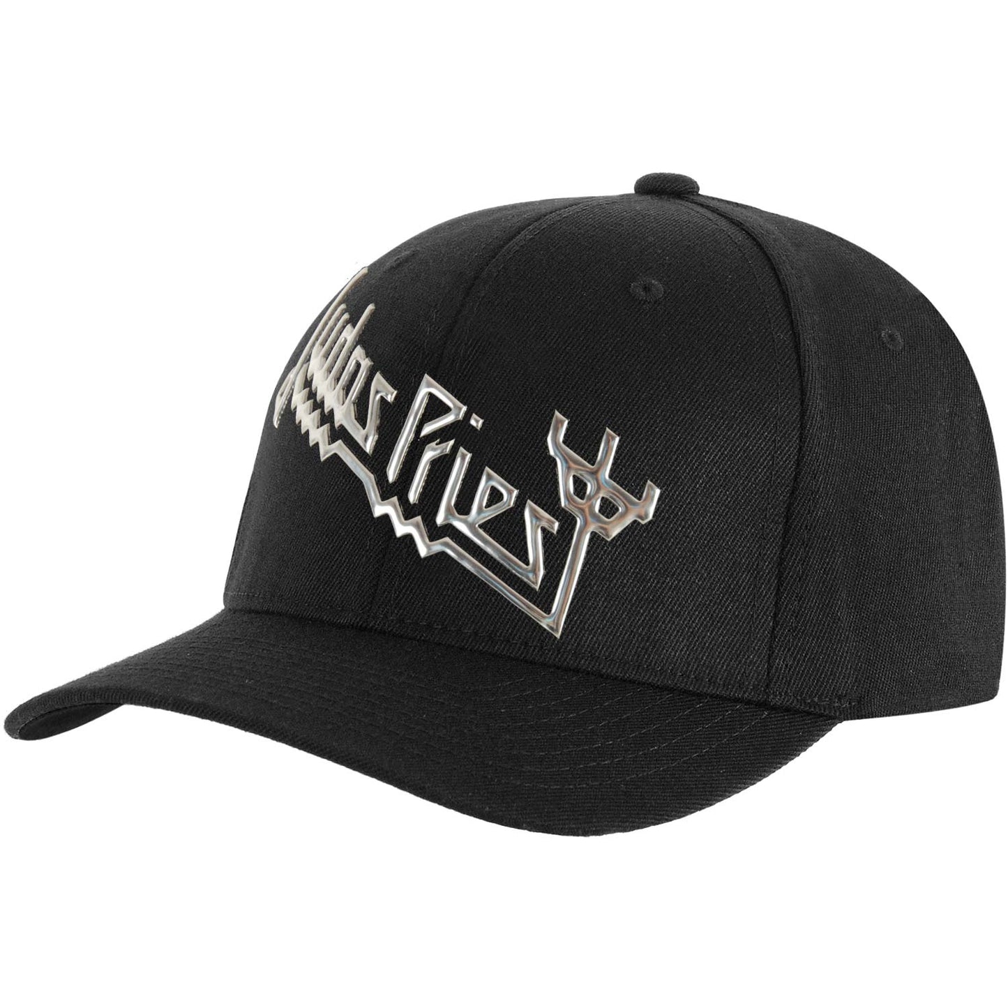 Judas Priest Logo (Sonic Silver) Baseball Cap Front