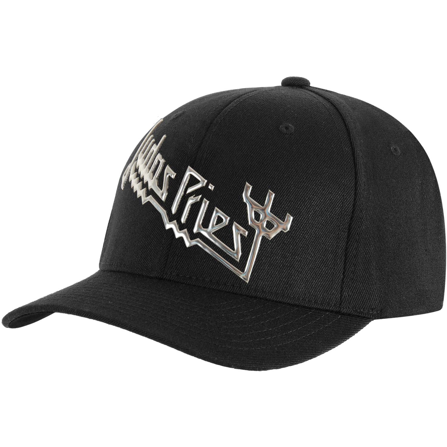 Judas Priest Logo (Sonic Silver) Baseball Cap Front