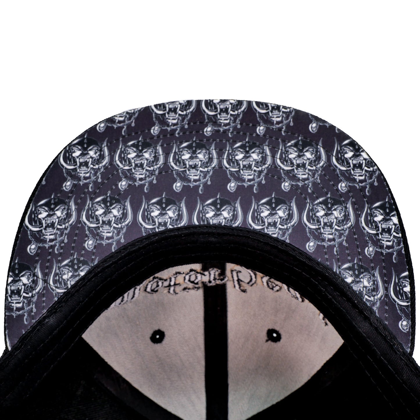 Motorhead Logo & Warpig Snapback Baseball Cap Alt 2