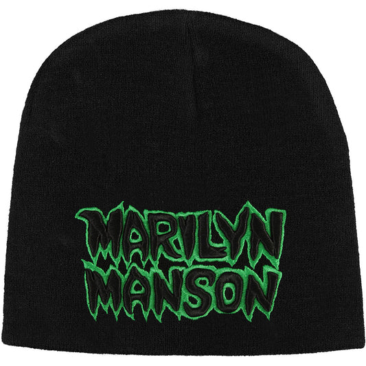 Marilyn Manson Logo Beanie Front