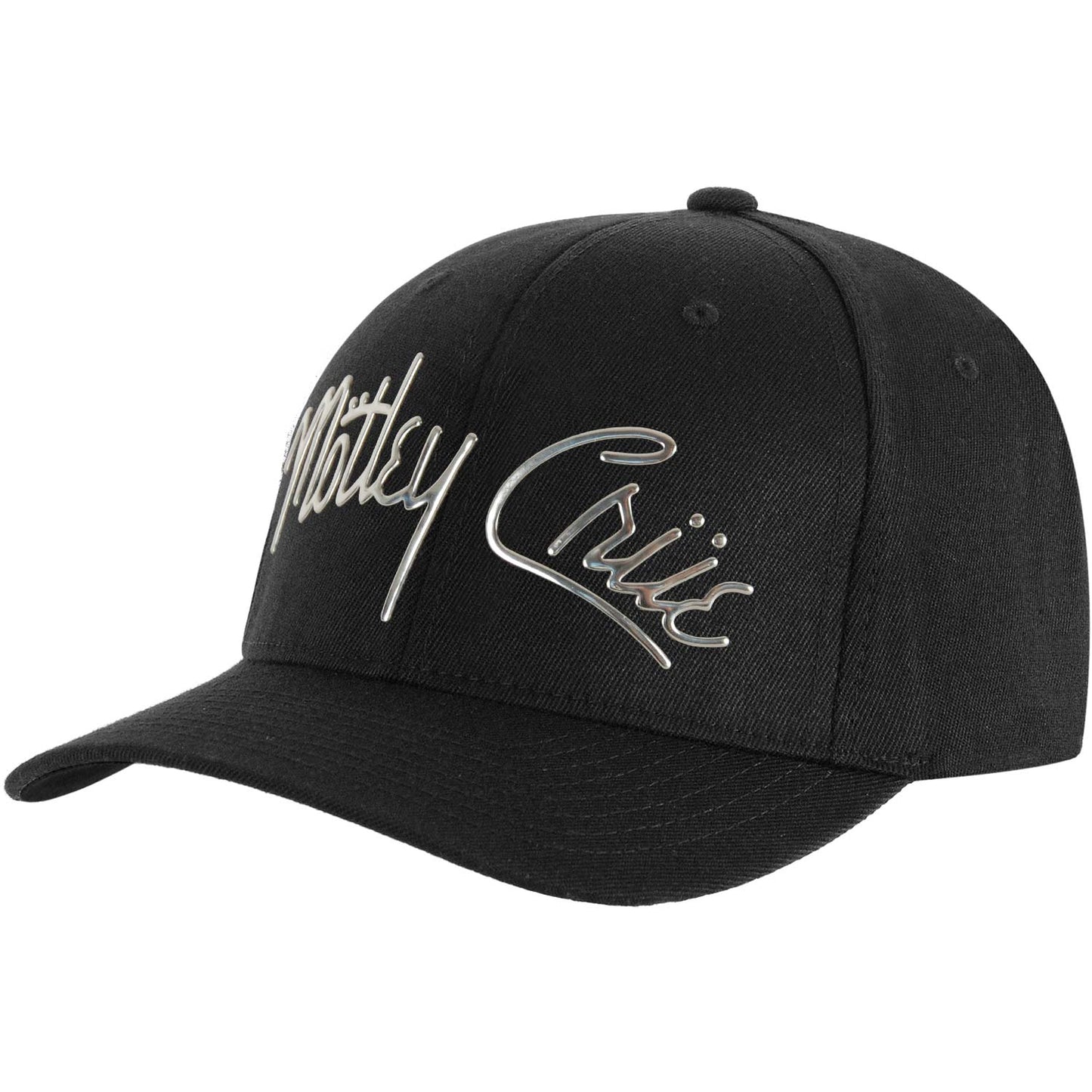 Motley Crue Sonic Silver Logo Baseball Cap Front