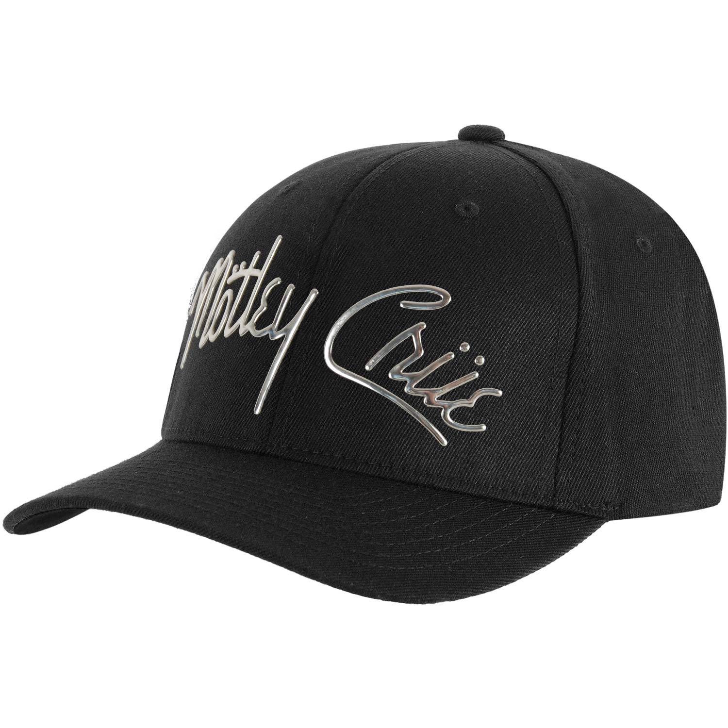 Motley Crue Sonic Silver Logo Baseball Cap Front