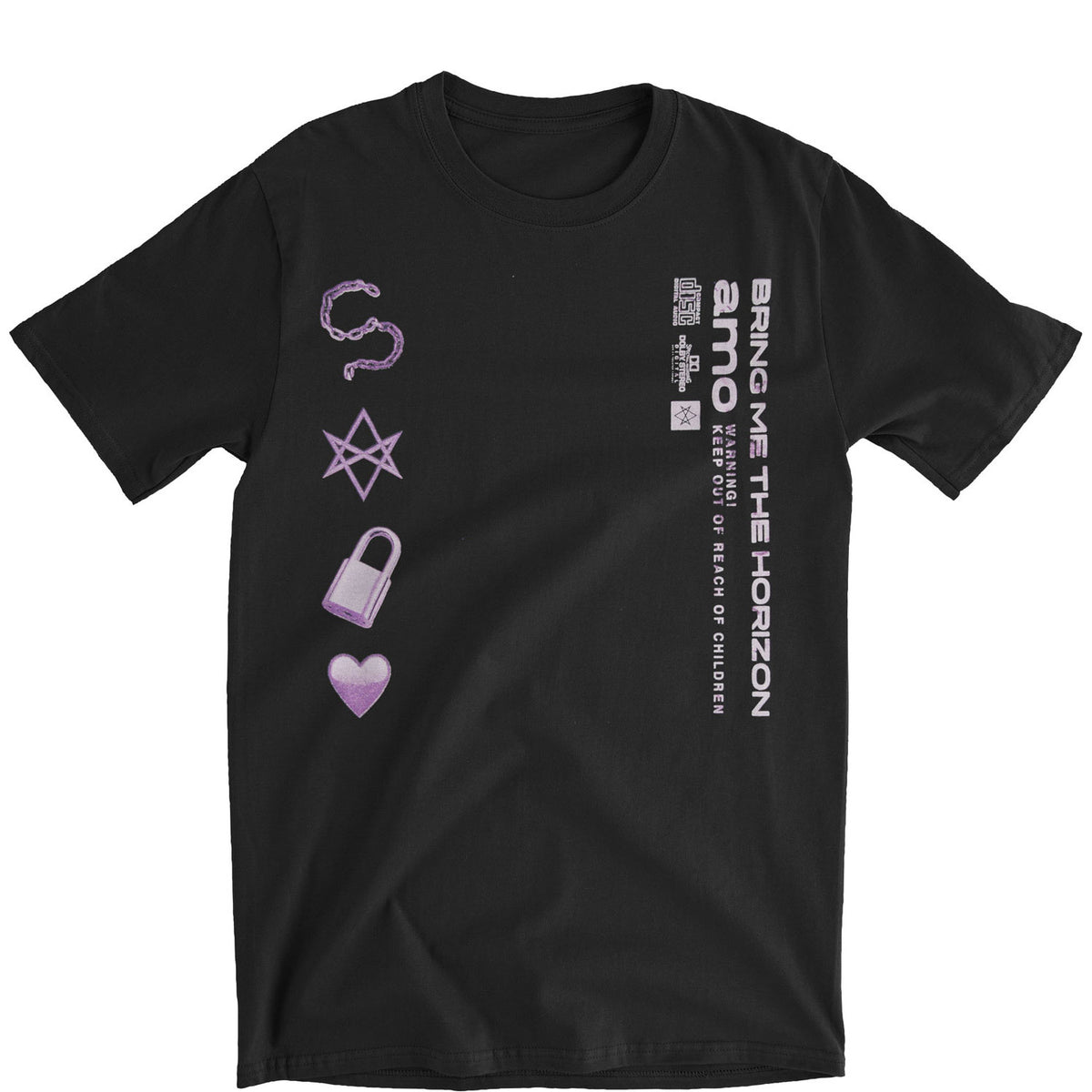 Bring Me The Horizon Amo Symbols Slim Fit T-shirt Front