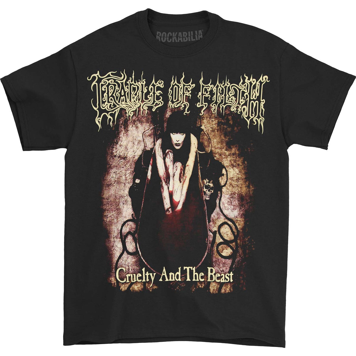 Cradle Of Filth Cruelty And The Beast T-shirt Front
