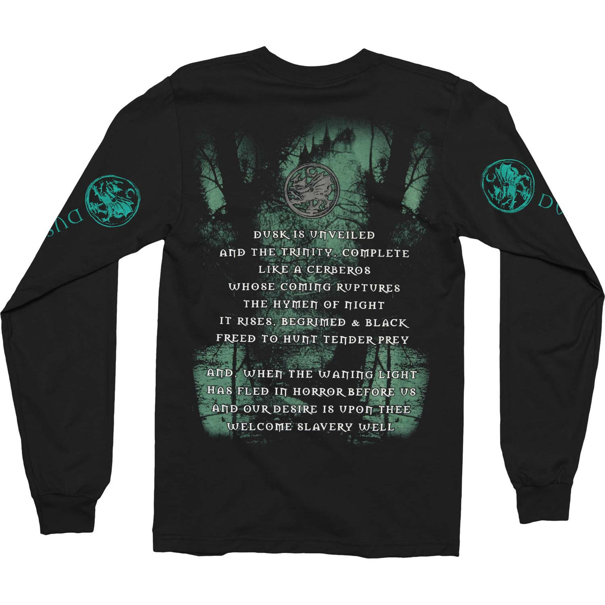 Cradle Of Filth Dusk... And Her Embrace  Long Sleeve Back