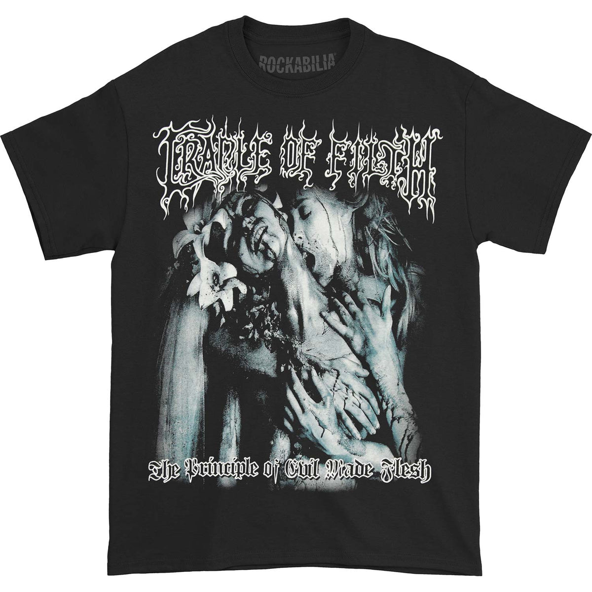 Cradle Of Filth The Principle Of Evil Made Flesh T-shirt Front