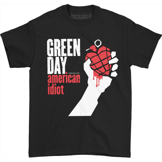 Green Day American Idiot Tee (Black) T-shirt Front