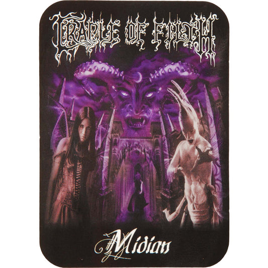 Cradle Of Filth Purple Demon (Mini) Sticker Front