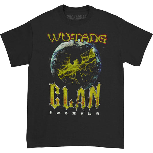 Wu Tang Clan Bat Globe Forever Slim Fit T-shirt Front