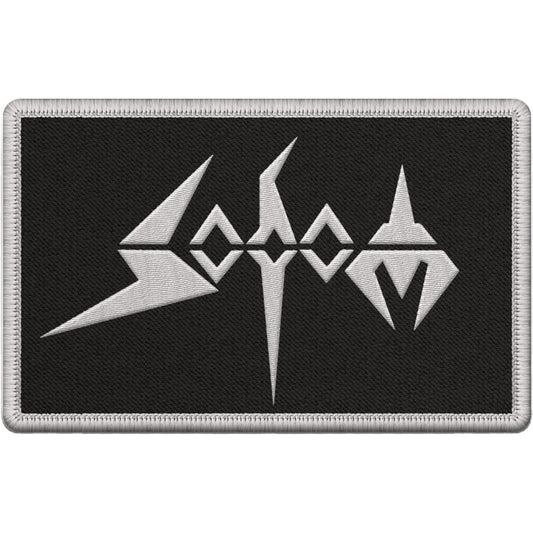 Sodom White Logo Patch Embroidered Patch