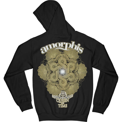 Amorphis Logo Rotonde Ladies Zip Hoodie Girls Jr Hooded Sweatshirt Back