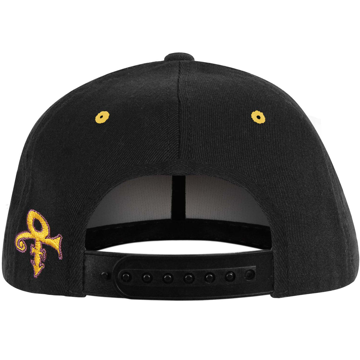 Prince Logo Flatbrim Snapback Baseball Cap Back