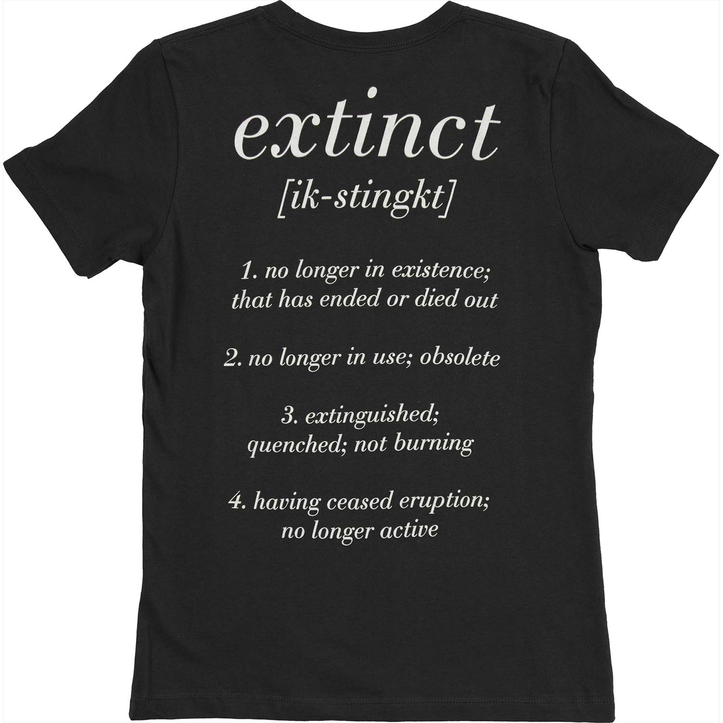Extinction Diary Ladies T-shirt Junior Top