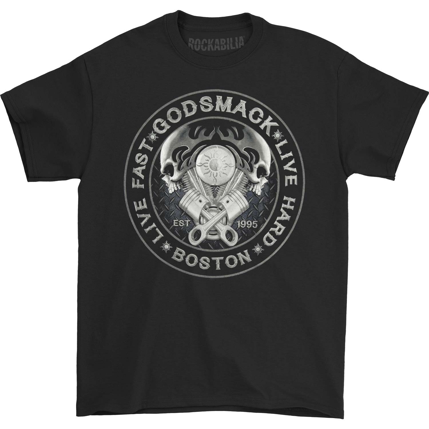 Godsmack Live Fast Live Hard T-shirt Front