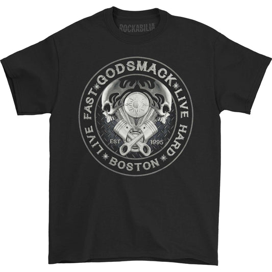 Godsmack Live Fast Live Hard T-shirt Front