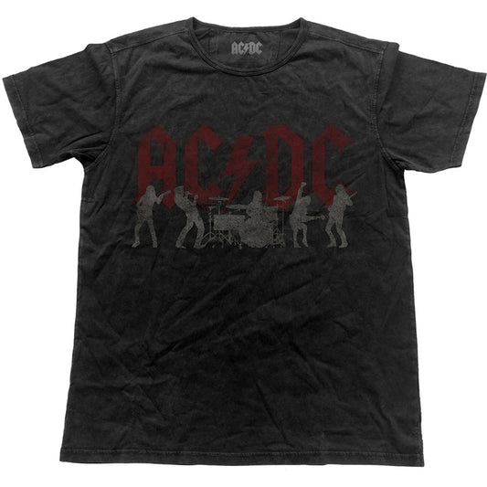 AC/DC Silhouettes (Vintage Finish) Vintage T-shirt Front