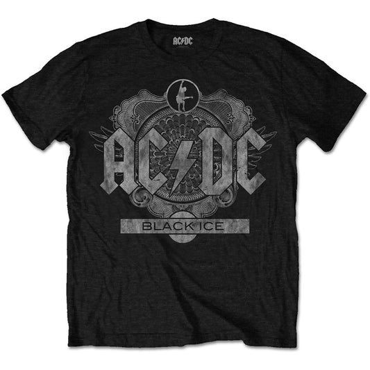 AC/DC Black Ice Slim Fit T-shirt Front