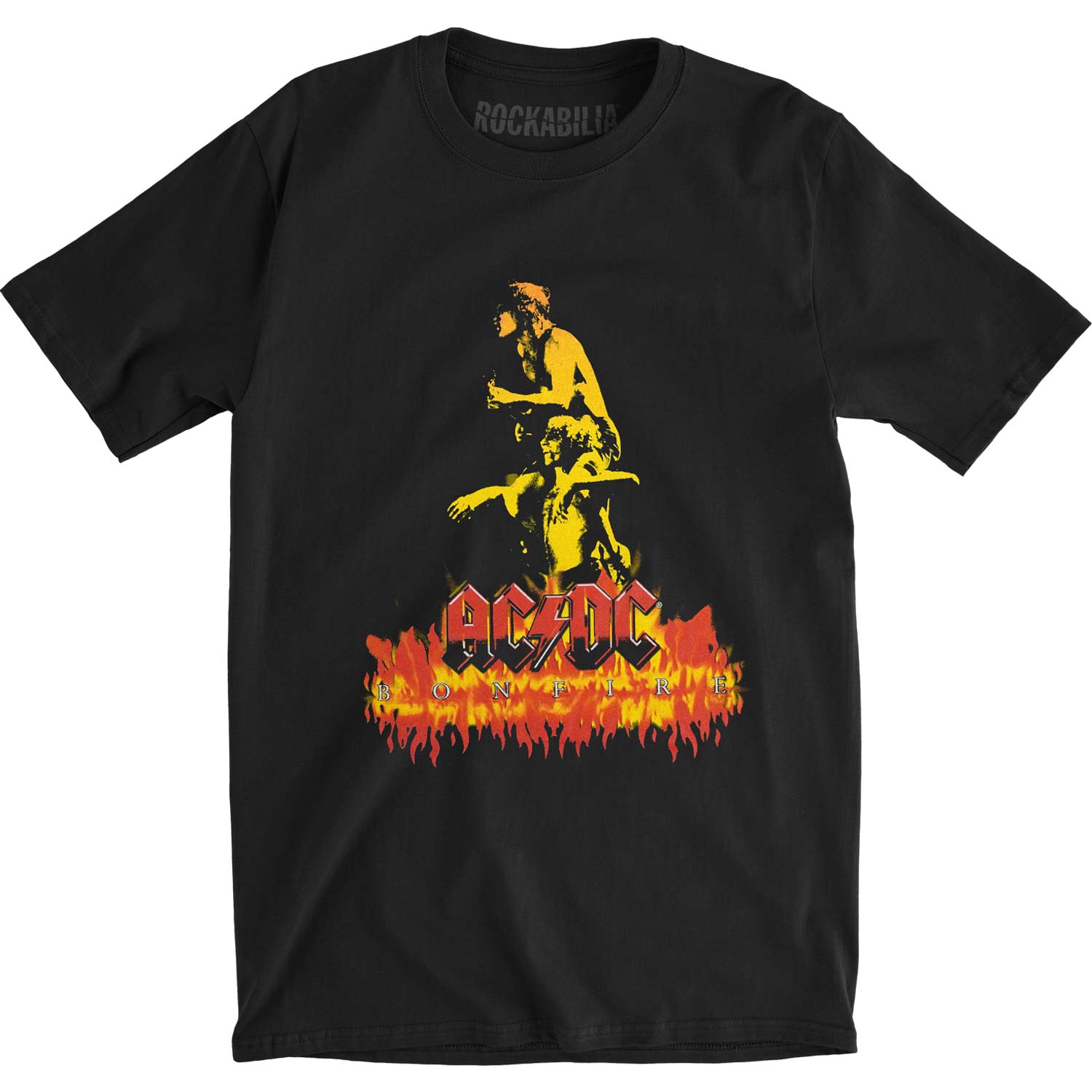 AC/DC Bonfire Slim Fit T-shirt Front