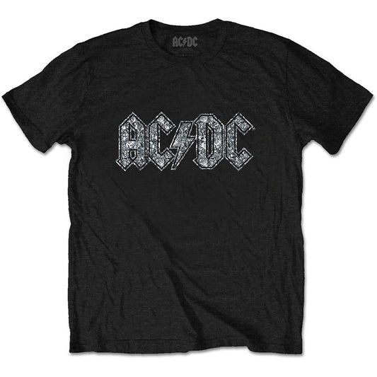 AC/DC Logo (Diamante) Slim Fit T-shirt Front