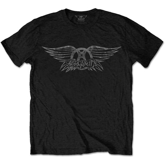 Aerosmith Vintage Logo Slim Fit T-shirt Front