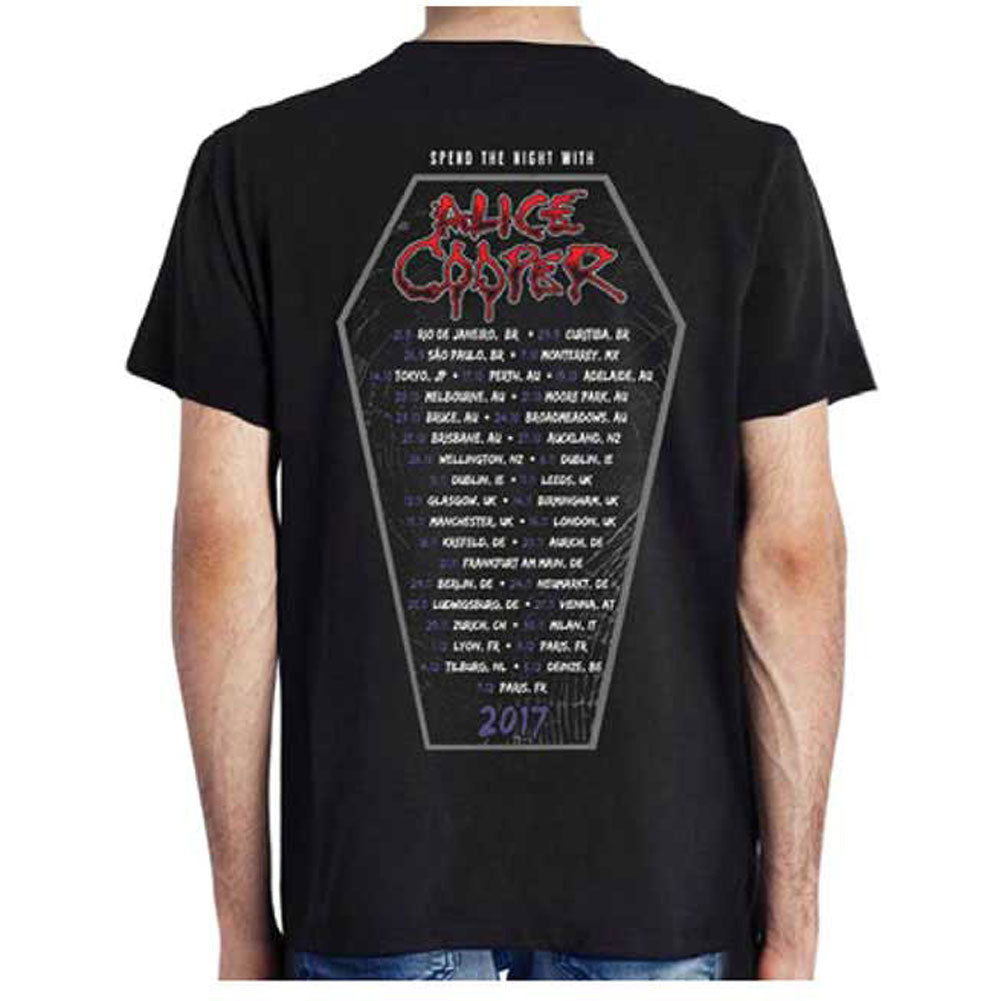Alice Cooper Love The Dead (Nov 2017) (Ex Tour/Back Print) Slim Fit T-shirt Back