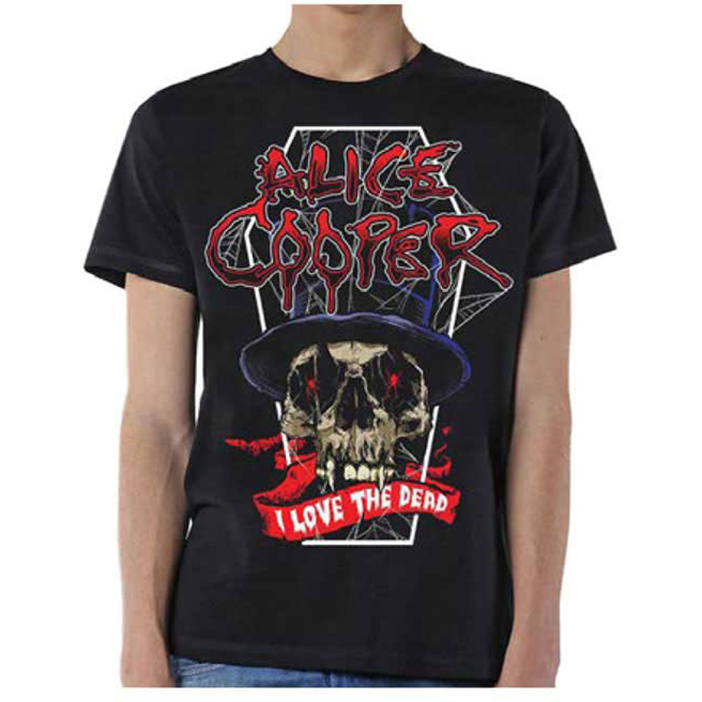 Alice Cooper Love The Dead (Nov 2017) (Ex Tour/Back Print) Slim Fit T-shirt Front