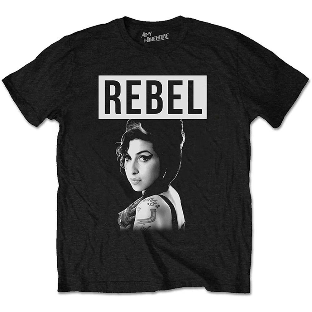 Amy Winehouse Rebel Slim Fit T-shirt Front