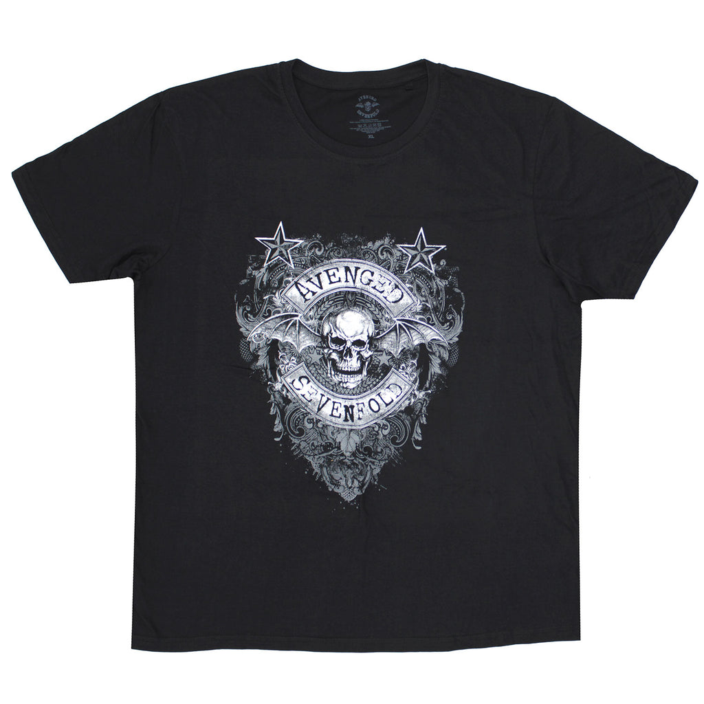Avenged Sevenfold Stars Flourish T-shirt 412904 | Rockabilia Merch Store