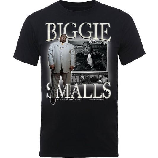 Notorious B.I.G. Smalls Suited Slim Fit T-shirt Front