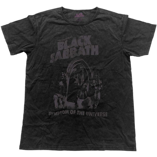Black Sabbath Symptom Of The Universe (Vintage Finish) Vintage T-shirt Front