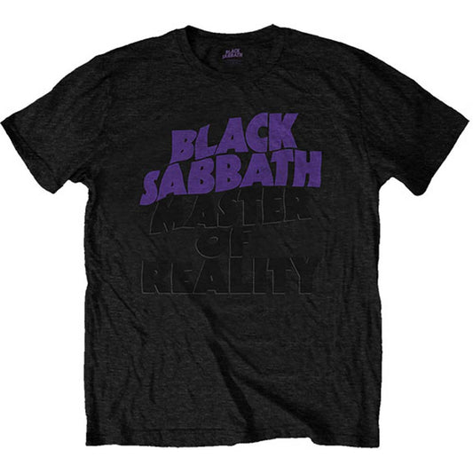 Black Sabbath Masters of Reality Album (Back Print) Slim Fit T-shirt Front