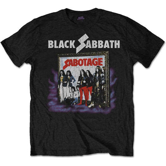 Black Sabbath Sabotage Vintage Vintage T-shirt Front