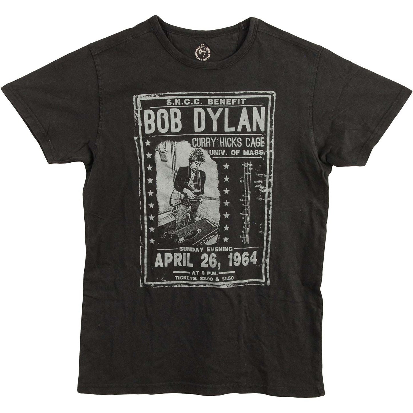 Bob Dylan Curry Hicks Cage Vintage (Vintage Finish) Vintage T-shirt Front
