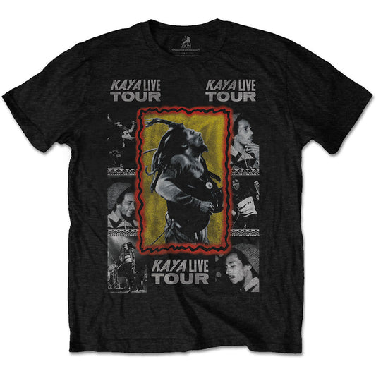 Bob Marley Kaya Tour (Back Print) Slim Fit T-shirt Front