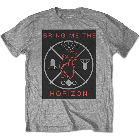 Bring Me The Horizon Heart & Symbols Slim Fit T-shirt Front