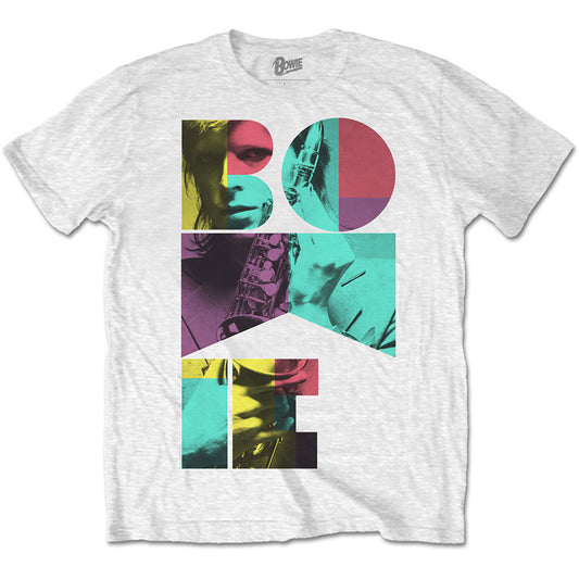 David Bowie Colour Sax Slim Fit T-shirt Front