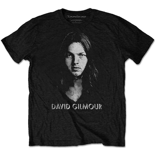 David Gilmour Half-Tone Face Slim Fit T-shirt Front
