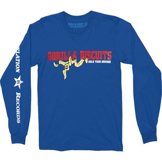 Gorilla Biscuits Hold Your Ground (Colors May Vary) Long Sleeve Front