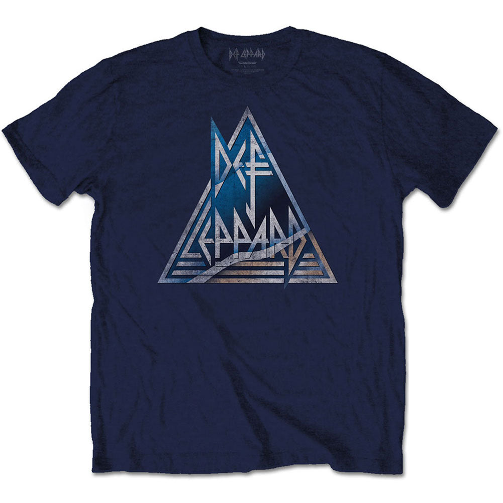 Def Leppard Triangle Logo Slim Fit T-shirt Front