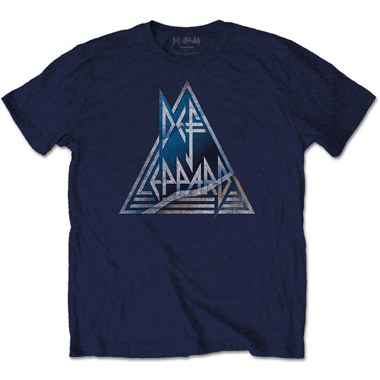 Def Leppard Triangle Logo Slim Fit T-shirt Front