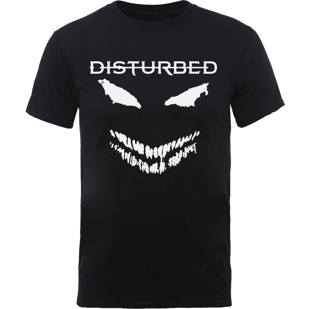 Disturbed Scary Face Candle Slim Fit T-shirt Front