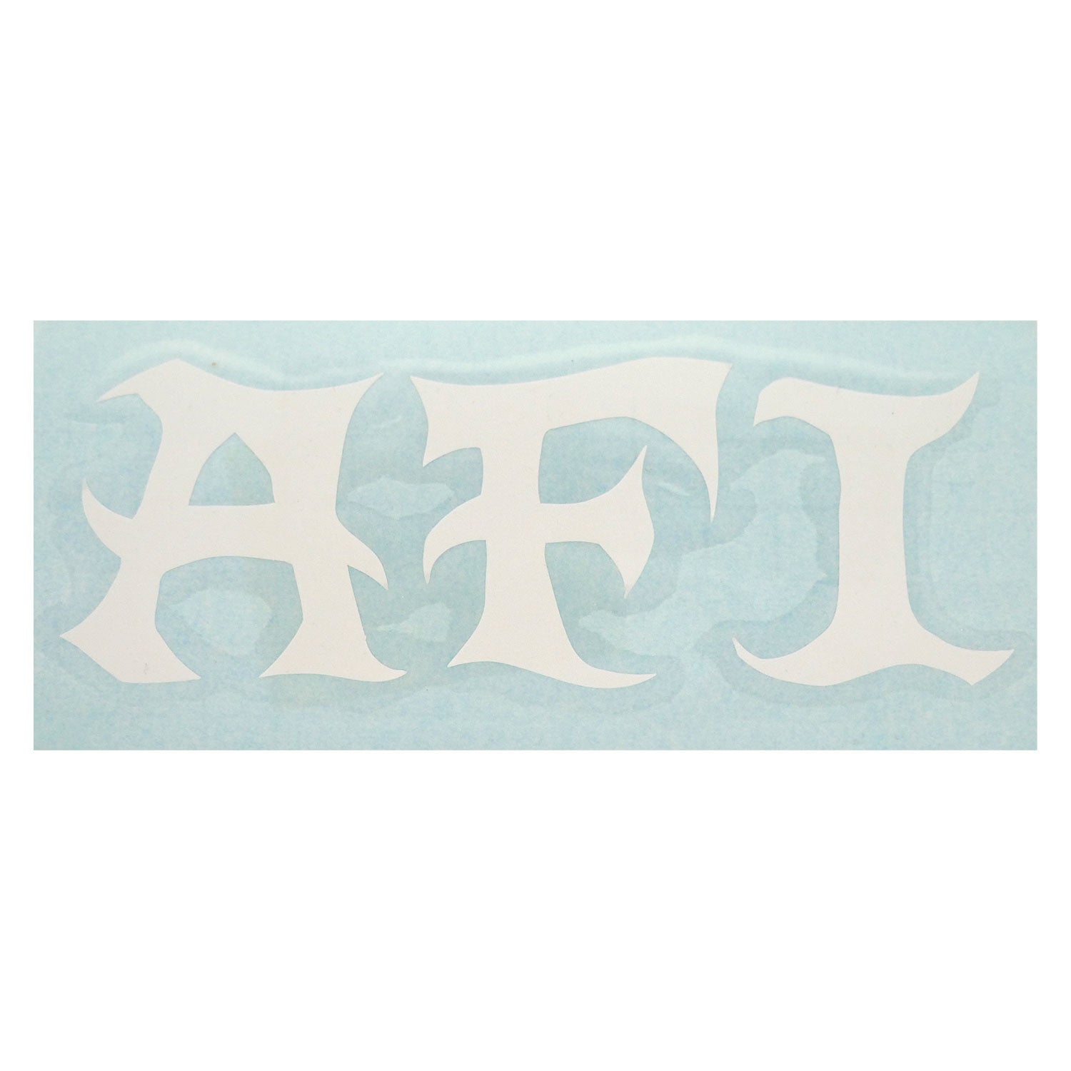 Vinyl Cut Logo (White) Peel & Rub Sticker