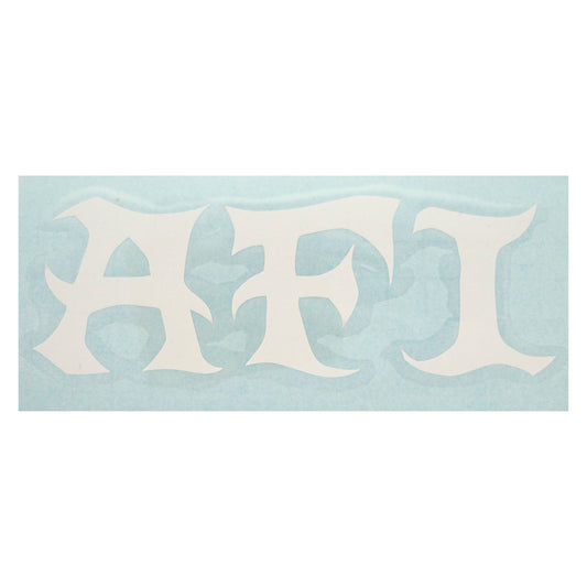 Vinyl Cut Logo (White) Peel & Rub Sticker