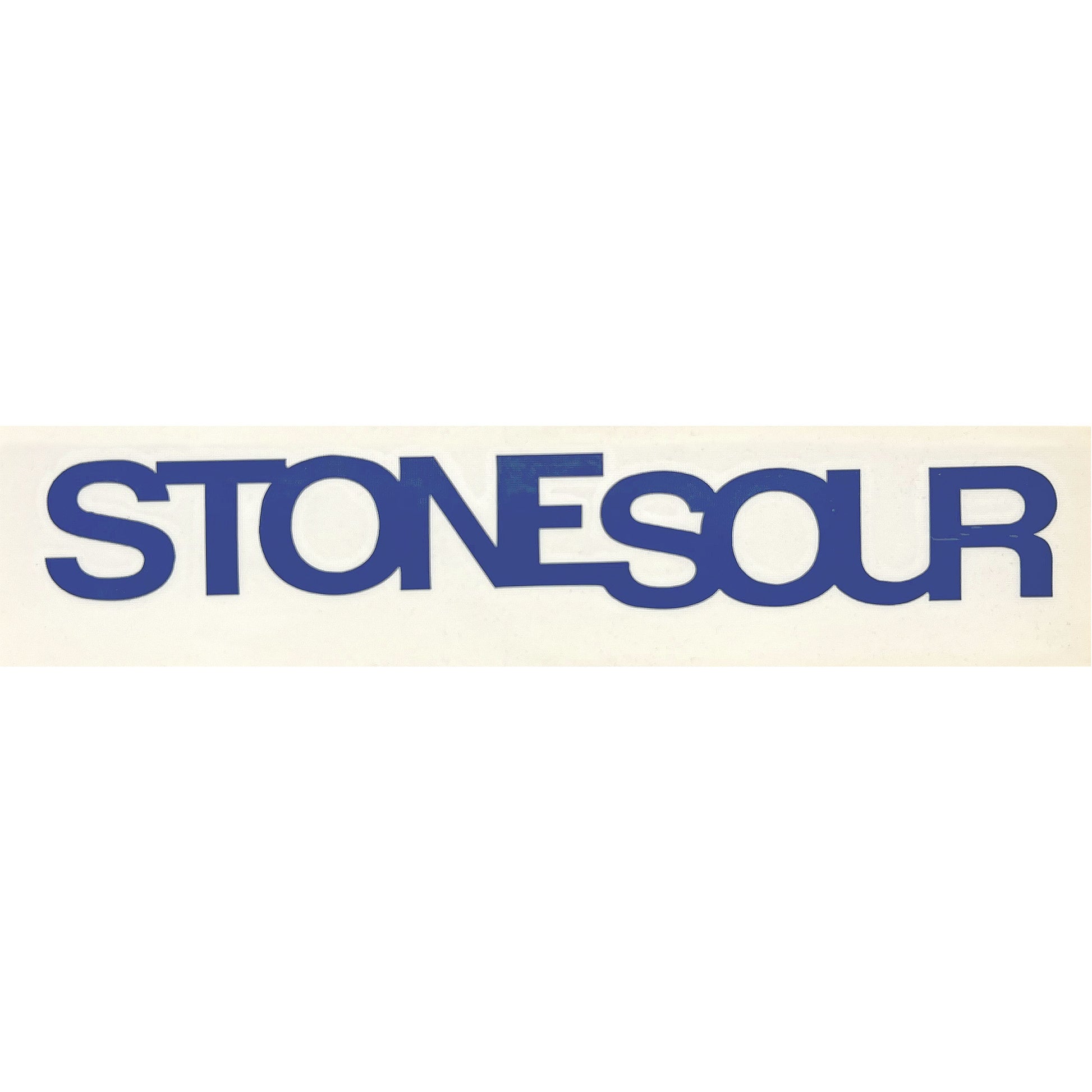 Stone Sour Logo Vinyl Cut (Blue) Peel & Rub Sticker Front
