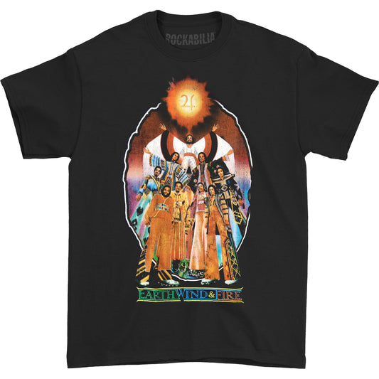 Earth Wind & Fire Let's Groove (Back Print) Slim Fit T-shirt Front