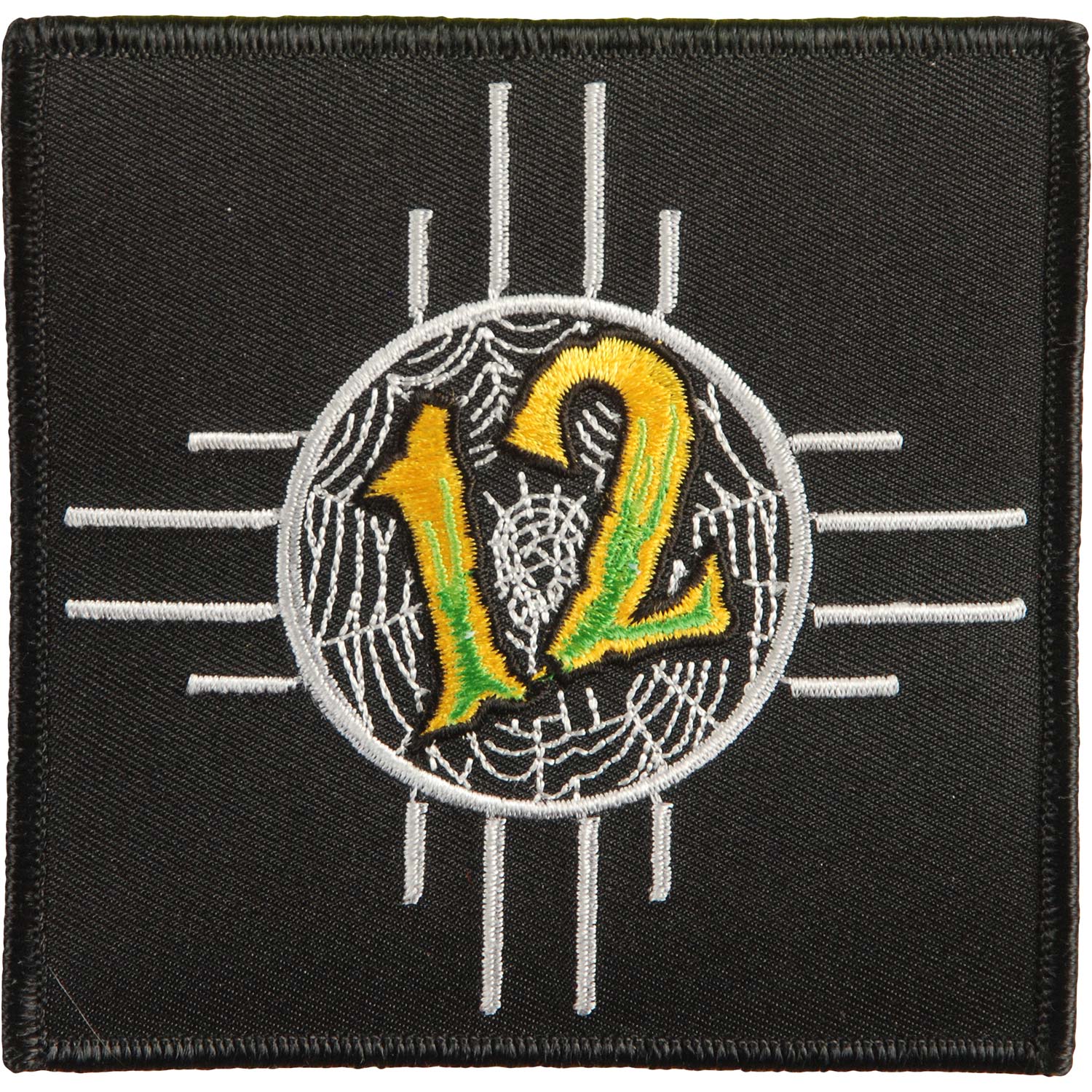 12 Step Rebels Web Logo Embroidered Patch Front